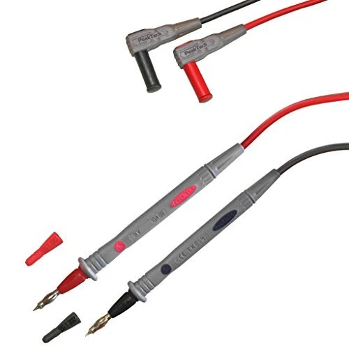 Peak Tech 1 Paire Flexible Multimètre de cordons de mesure 120 cm, sécurité  Te