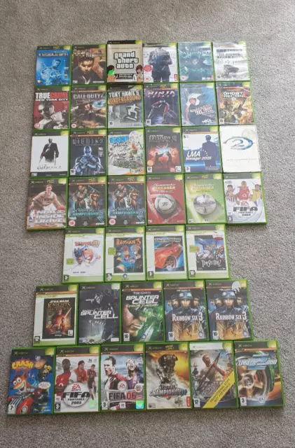 40 Xbox Original Games Bundle Joblot - Xbox game bundle