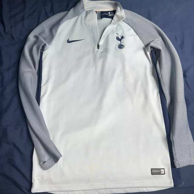 Tottenham Football Shirt Drill Top 1/4 Zip Vaporknit  Player Issue aeroswift M