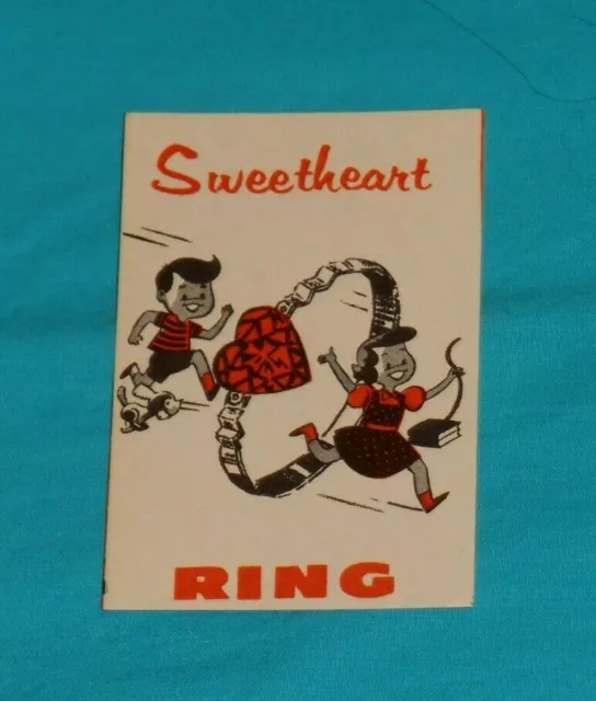 vintage SWEETHEART RING rings gumball vending machine advertising sign