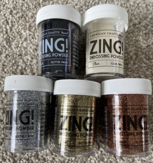 Zing Embossing Powder X 5