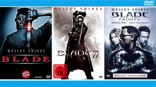 BLADE 1+2+3 KOMPLETT alle Teile [DVD] Wesley Snipes EUR 8,99 - PicClick FR