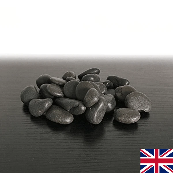 1kg Decorative Natural BLACK PEBBLES Stones Chippings Gravel HOME GARDEN Rocks