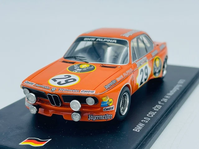 BMW 3.0 CSL 44 24 Heures du Mans 1976 Minichamps 155762644 - Miniatures Autos Motos
