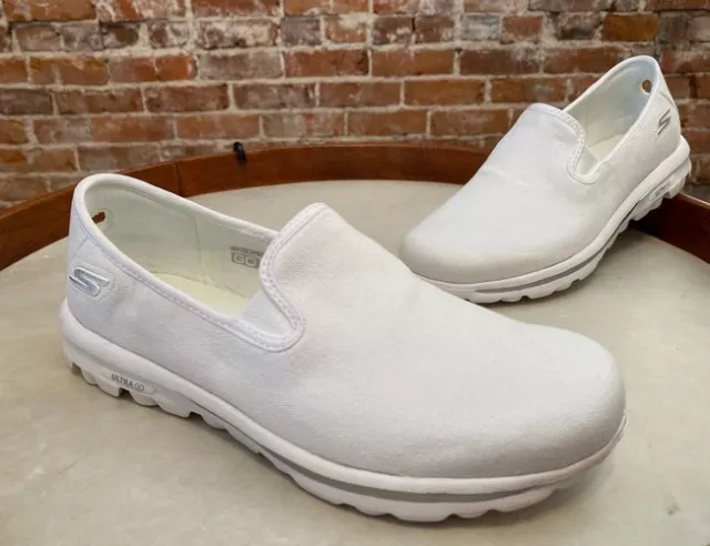 Skechers gowalk canvas slip-on shoes - adorn sale