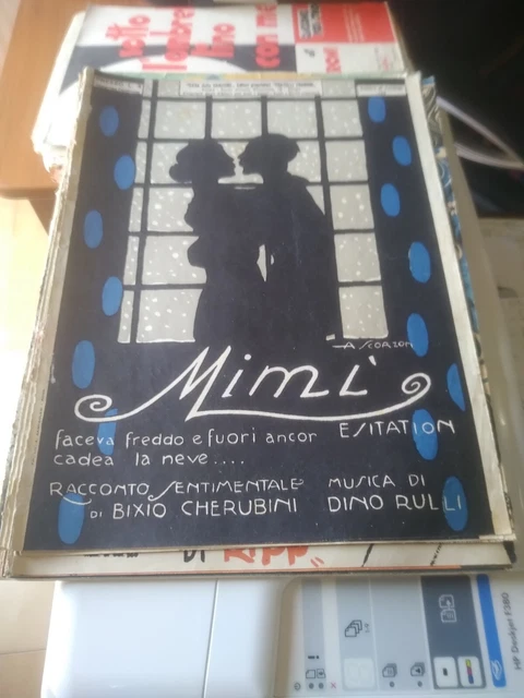 Spartito Musicale: MIMÌ - Edizione Franchi - Rarissimo -