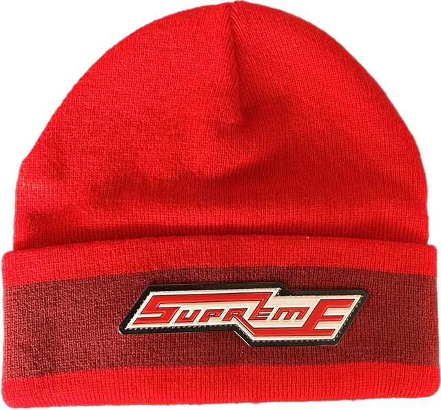 Supreme CUFF STRIPE BEANIE FW20 Red Dead Stock Brand New