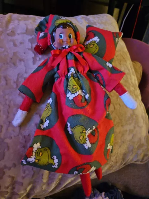 Elf Nightgown Grinch Fabric