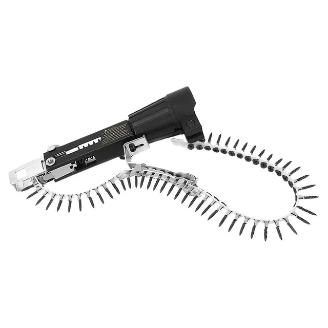Pistola per unghie automatica viti plastica adattatore chiodo catena nero