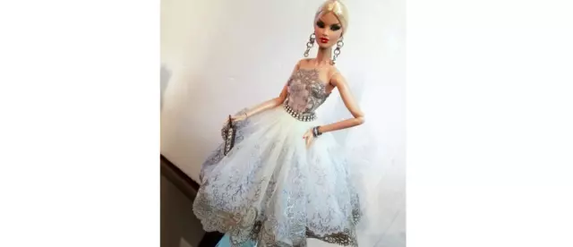 FASHION ROYALTY BARBIE OOAK Tulle Party Dress Complete Outfit for 1/6 Scale Doll