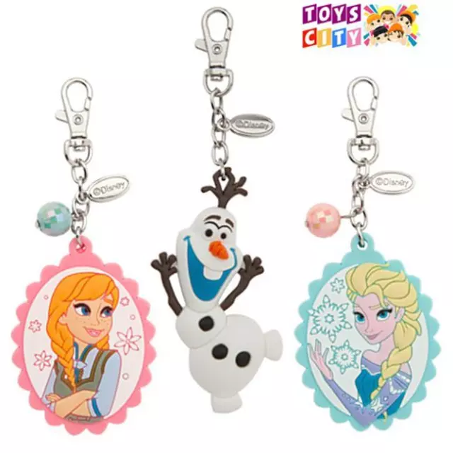 Authentic Disney Frozen Bag Charms Set for Bag Backpack Elsa Anna Olaf Snowman