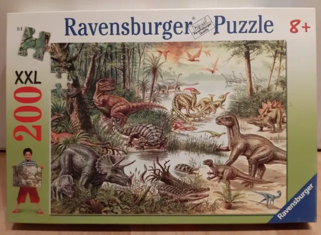 200 Teile Puzzle XXL "Dinosaurier" von Ravensburger