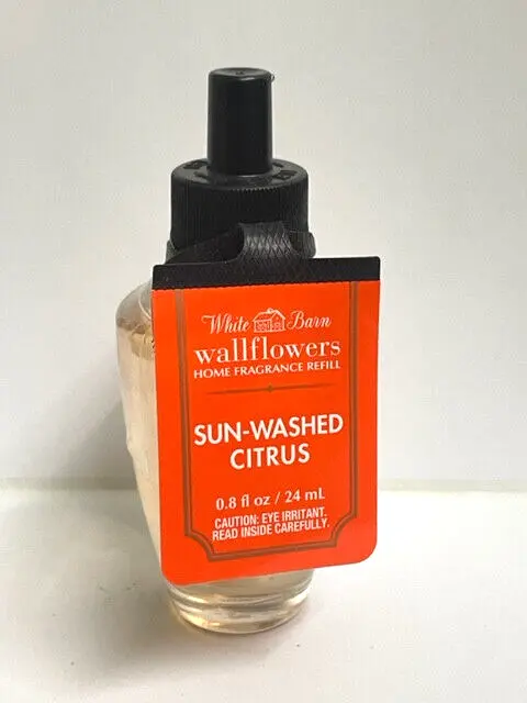 Bath & and Body Works White Barn Sun Washed Citrus Wallflower Fragrance Refill