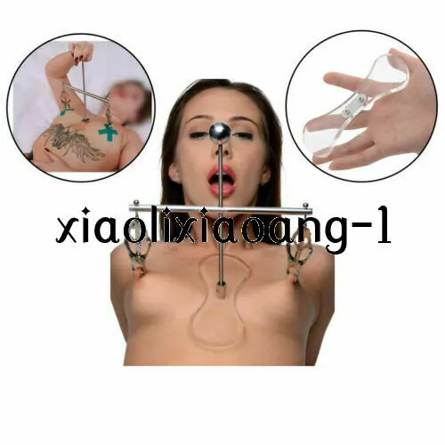 1 PAIR ADJUSTABLE Lady's Torture Breast Clamps T-Model Fixation Clips  Restraint $34.29 - PicClick