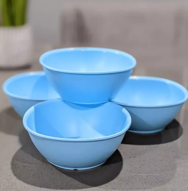 Tupperware Large Legacy Pinch Bowl 3 cup Baby  Blue Color New