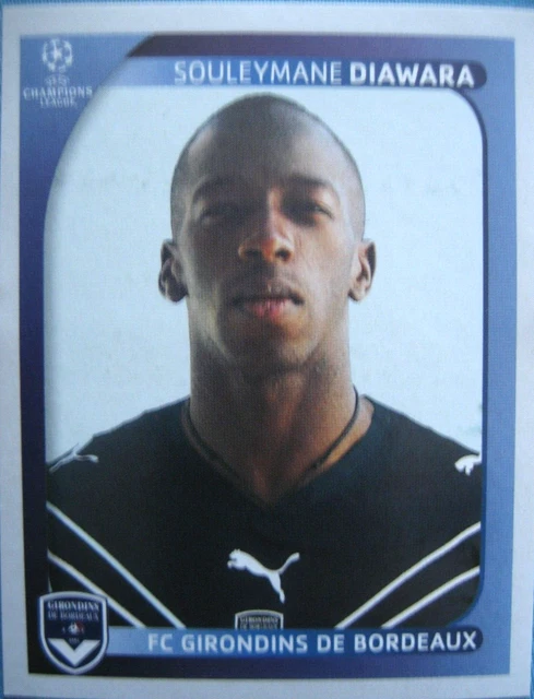 Sticker PANINI 2008 - SOULEYMANE DIAWARA - FC GIRONDINS DE BORDEAUX - Football .