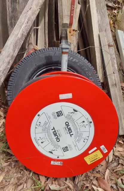 Fire Fighting Hose Reel  Quell 36M Hose  Very Good Condition