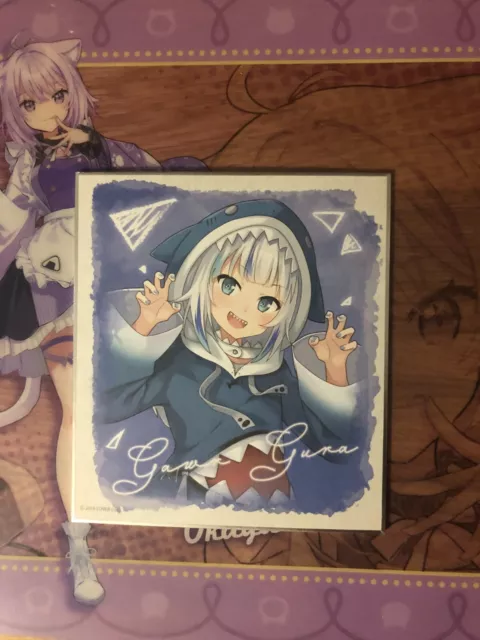 Hololive Gawr Gura Signed Shikishi Board (Super Expo 2022)
