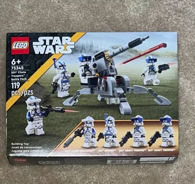 LEGO Star Wars: 501st Clone Troopers Battle Pack 75345 - ¡Nuevo!!Envío rápido