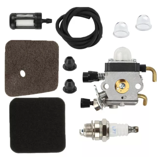 Carburetor & Fuel Line Filter Kit for Stihl HS45 Hedge Trimmer OEM Parts