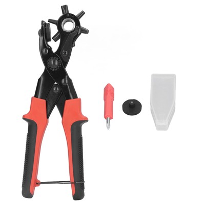 Girevole In Pelle Foro Punch Pinza taglierina per occhielli della cinghia in plastica Pinza tela 