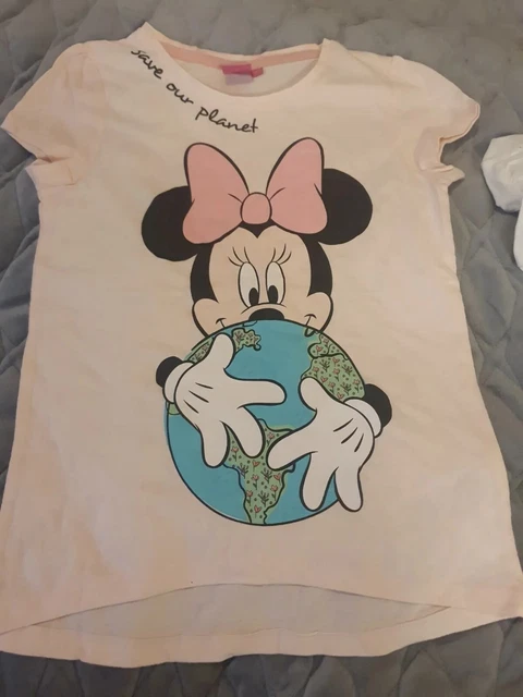 Pacchetto vestiti ragazze 8 9 anni fondo grigio top gap disney minnie top next 8
