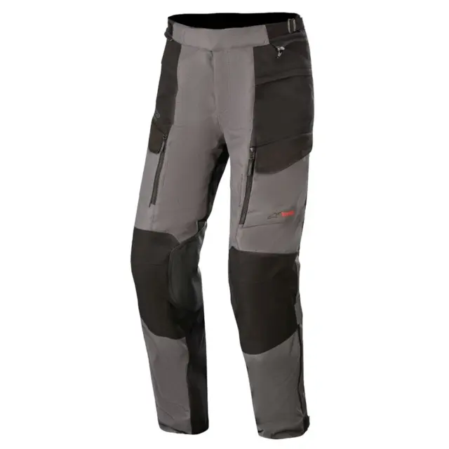 Pantaloni da moto Alpinestars Valparaiso V3 Drystar - Grigio scuro/nero