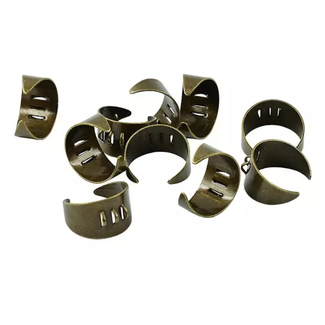 10 Stck. Verstellbar Leerer Ring Basis Einstellungen Fundstücke Schmuck