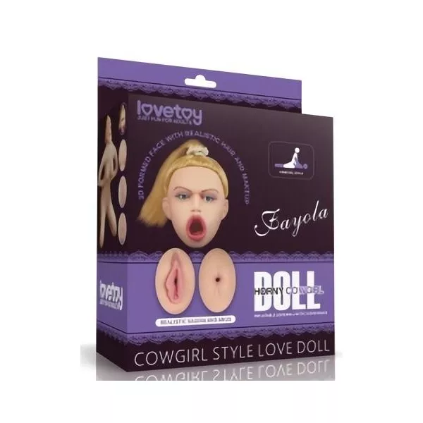 Sextoys - Poupée Gonflable Femme - Poupée gonflable Cowgirl Fayola