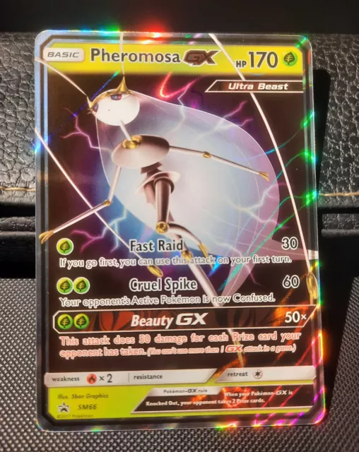 Pokemon Pheromosa GX SM66 Ultra Beast Card Holo Promo New