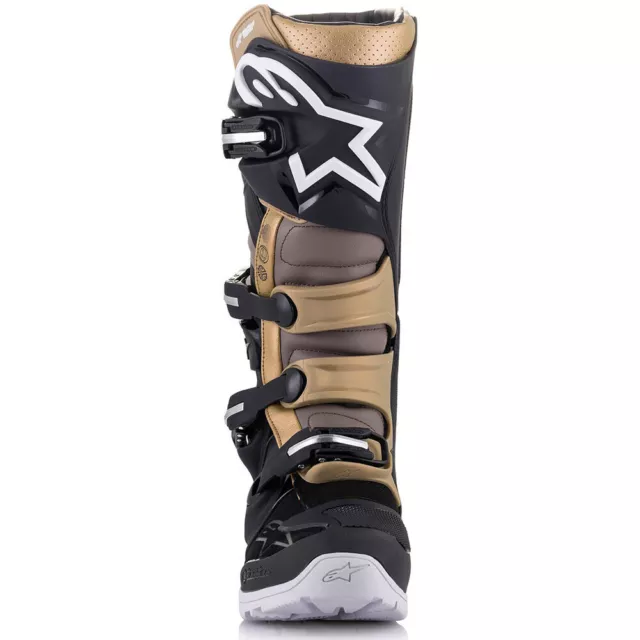 Alpinestars 2023 MX Tech 7 Enduro Drystar Black/Gold Motocross Riding Boots 3