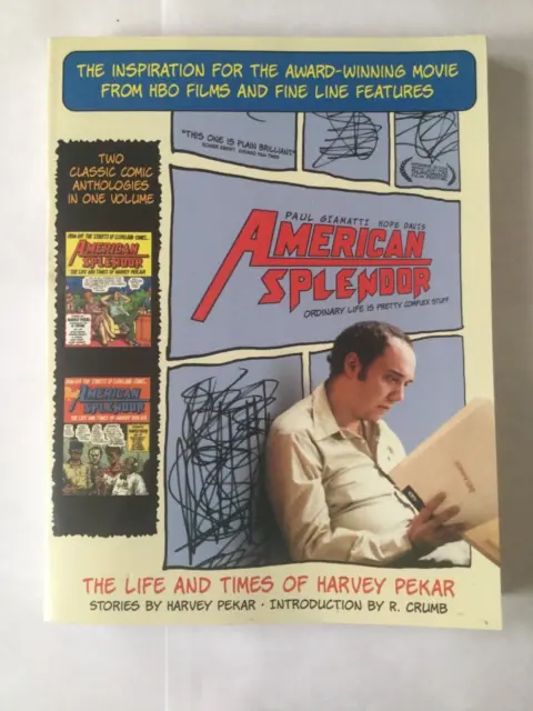 American Splendor: The Life and Times of Harvey Pekar by Harvey Pekar P/B VG