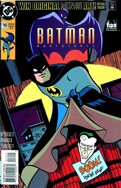 Batman Adventures #16 DC Comics 1994 Newsstand-HIGH GRADE!
