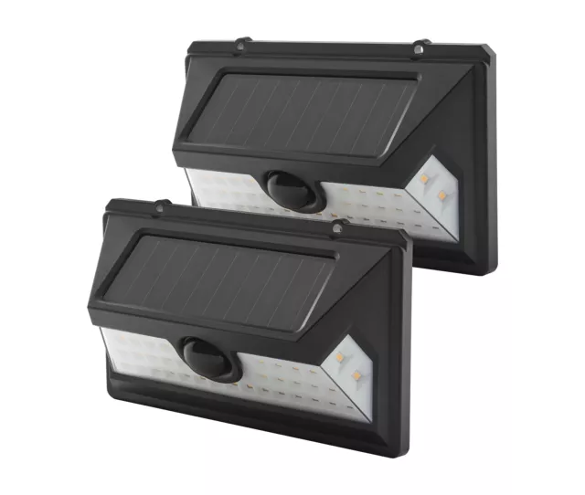 Solar Outdoor Motion LED Security Light with Linkable Technology, 800 Lumens