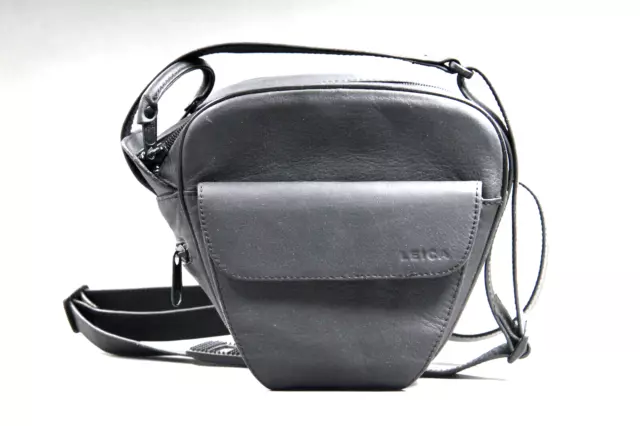 LEICA Leder Tasche für Kameragehäuse mit Objektiv  small Universal leather case