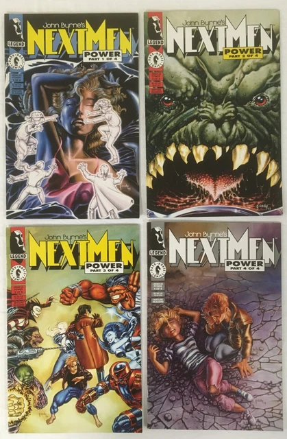 Next Men Power Comic Complete Series Issues # 1-4 Dark Horse Comic Lot VF/NM