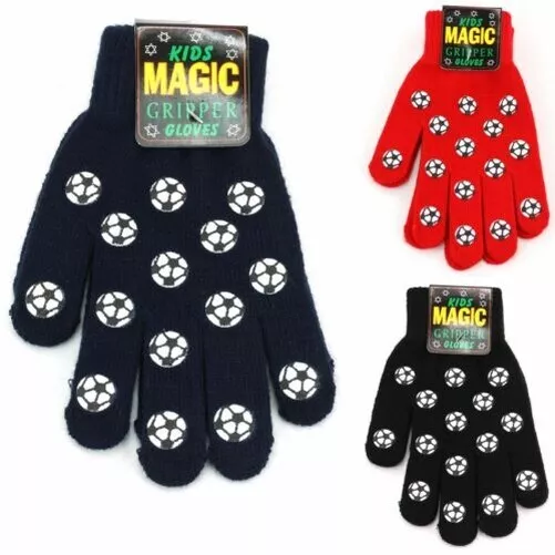 Fútbol Elástico Niños Guantes Magic Gloves Tejido Cálido Invierno Niños Infantil