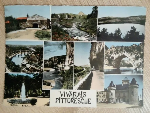 Cpsm Cpm Ardèche Le Vivarais Picturesque Different Views Real Photo
