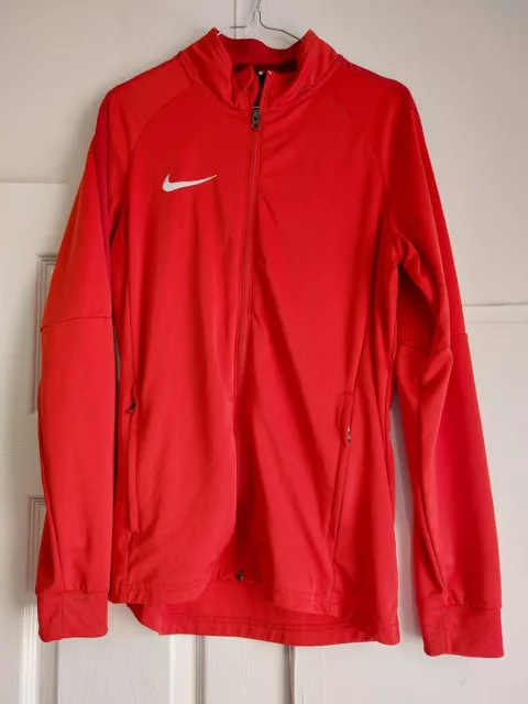 Nike Dri-Fit Small Men's Red Zip Up Track Top