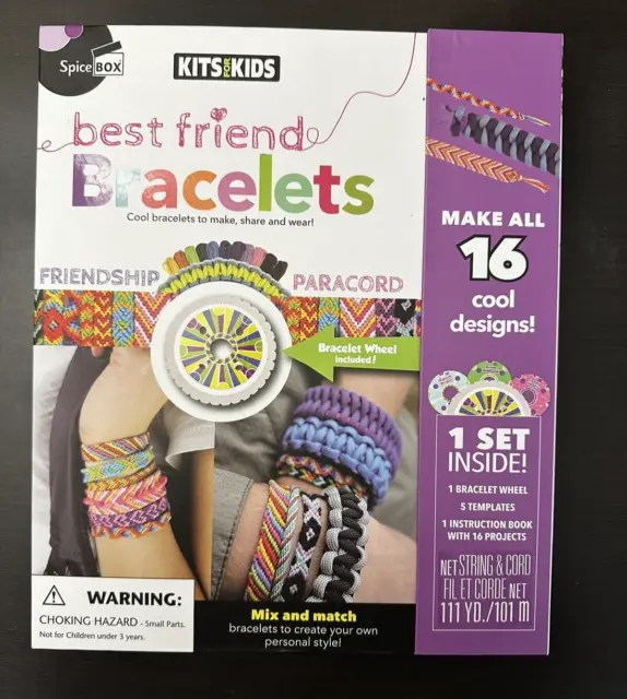 Girls Crafts Friendship Bracelet String Making Kit - Birthday