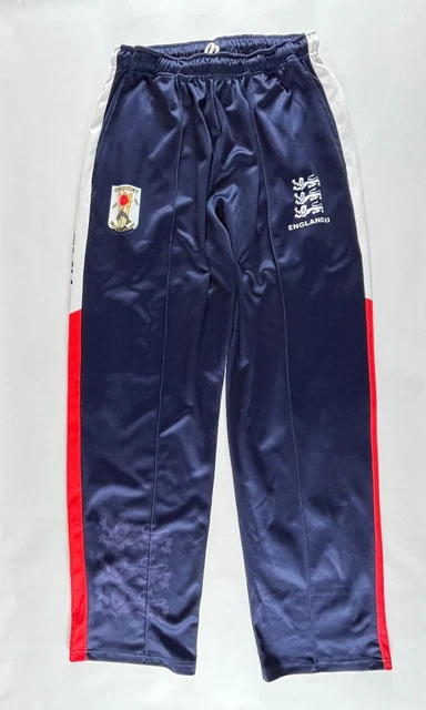 Gold Coast Cricket England XI Blue EMU Track Pants Men's Large L W34" L30"