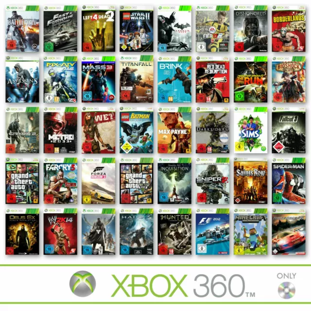 XBOX 360 Spiele-Wahl (nur CD / DVD 💿) Sport 🏃‍♀️🏃 Simulation ⚙️ Action 🚨