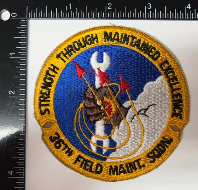 USAF US Air Force 36th Field Maintenance Squadron Patch