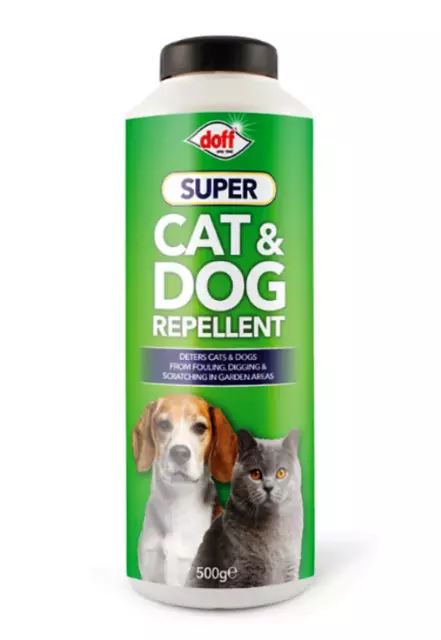 Doff Super Cat & Dog Repellent Keep Lawns Flower Beds From Digging Fouling 575g