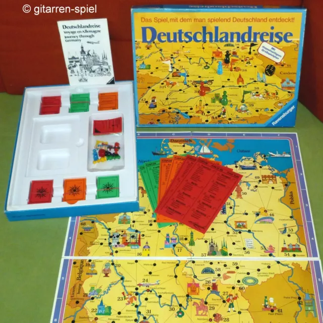 Germany trip - complete top! With double-sided schedule Ravensburger ©1977