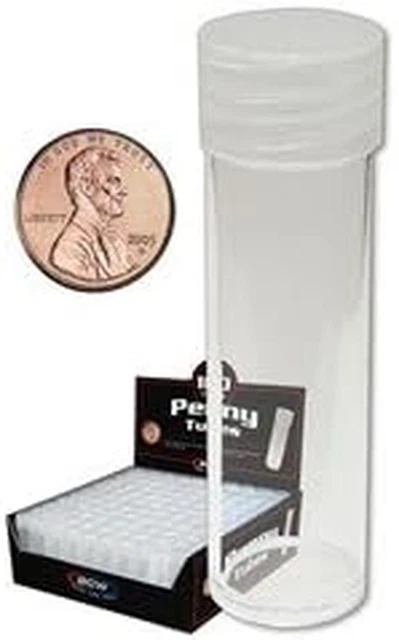 Penny Coin Tubes - 100 Ct
