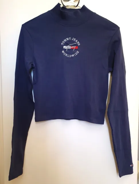 Tommy Hilfiger Women's Long Sleeve Crop Top Size Small Worn Only Once