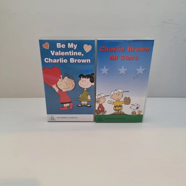 CHARLIE BROWN VHS Tapes Bundle Snoopy Be My Valentine All Stars