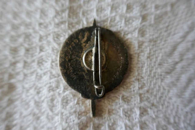 Insigne ARGENT MASSIF Indochine Train Vietnamien - Période 1947 - Original Avec Restauration - Badge Militaire