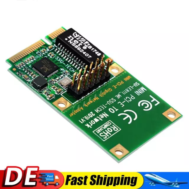 SSU LE8111-ME Wired Network Card MINI PCI-E Realtek RJ45 Gigabit Network Card DE